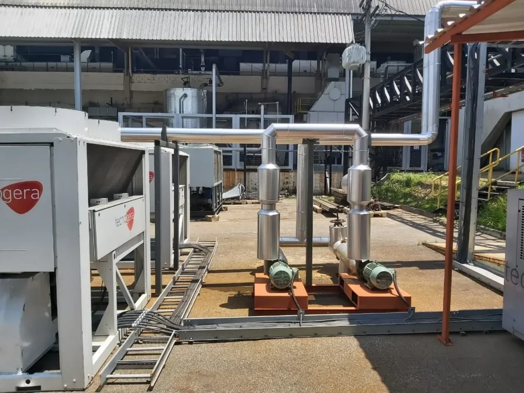 chiller para refrigeração industrial