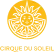 Um círculo amarelo sólido aparece centralizado acima de uma espessa linha cinza horizontal, sobre um fundo cinza-claro. A imagem lembra o sol no horizonte e transmite a ideia de energia confiável, como as soluções em Locação de Geradores de Energia e Chillers para necessidades temporárias oferecidas pela Tecnogera.